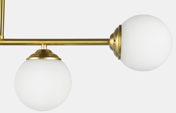 NOWOCZESNA LAMPA WISZĄCA SZCZOTKOWANE ZŁOTO FINO W4