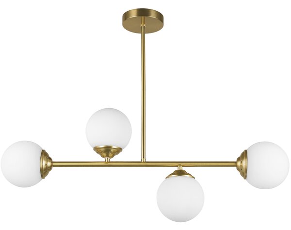 NOWOCZESNA LAMPA WISZĄCA SZCZOTKOWANE ZŁOTO FINO W4