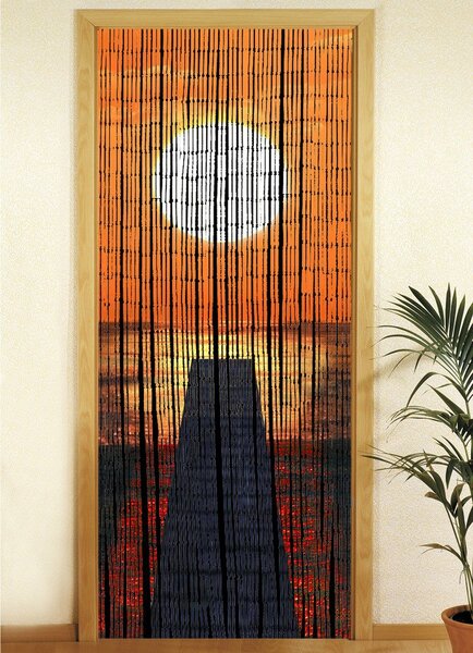 Zasłona bambusowa 90x200 cm