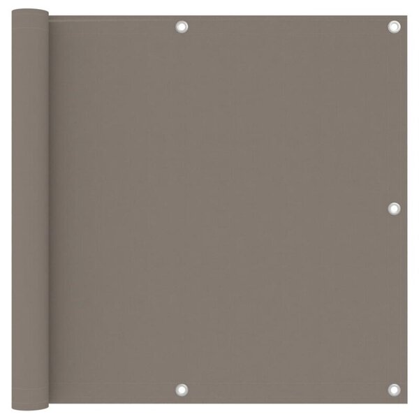 Parawan balkonowy, taupe, 90x500 cm, tkanina oxford
