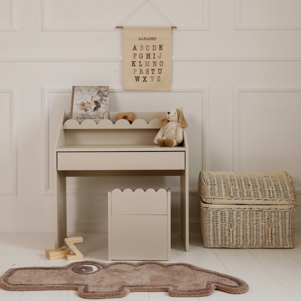 Biurko Montessori dla dzieci Latte | Book Nook