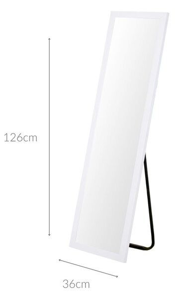 Lustro stojące prostokątne 126 cm