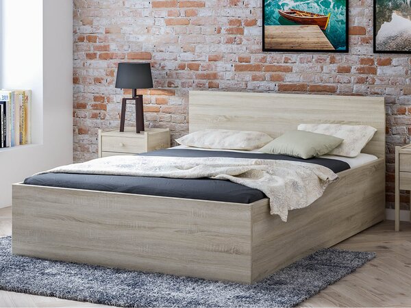 Łóżko DM1 160x200 Dąb sonoma