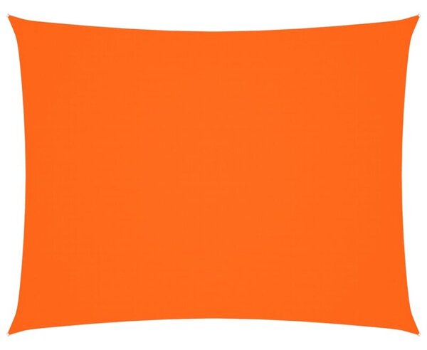 Prostokątny żagiel ogrodowy, tkanina oxford, 5x6 m, pomarańcz