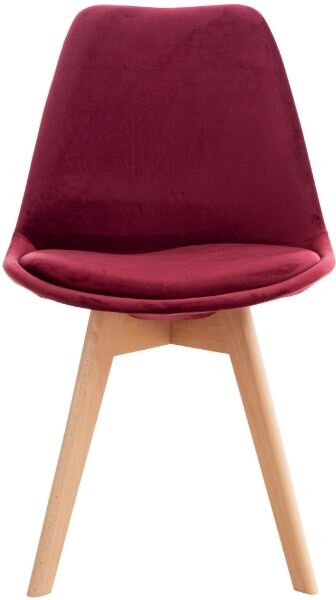 4szt. zestaw krzeseł Bridget bordowa czerwień