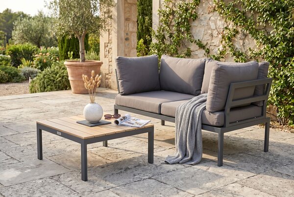 Sofa ogrodowa Java Dark Grey - Bjørkka