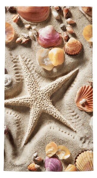 Szybkoschnący ręcznik plażowy OCEAN SAND kolorowy 70 x 140 cm, 100% mikrofibra