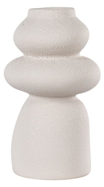 Kremowy kamionkowy wazon (wysokość 26,5 cm) – House Nordic