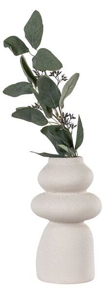Kremowy kamionkowy wazon (wysokość 26,5 cm) – House Nordic