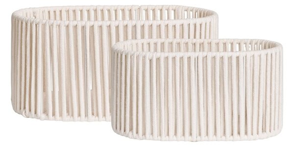 Tekstylne koszyki zestaw 2 szt. 38x25,5x18 cm Arese – House Nordic