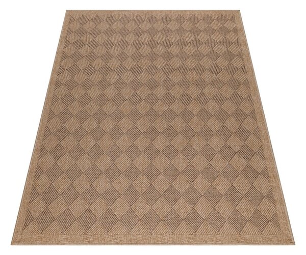 Dywan odpowiedni na zewnątrz w ciemnym naturalnym kolorze 120x170 cm Dhaka – Ayyildiz Carpets
