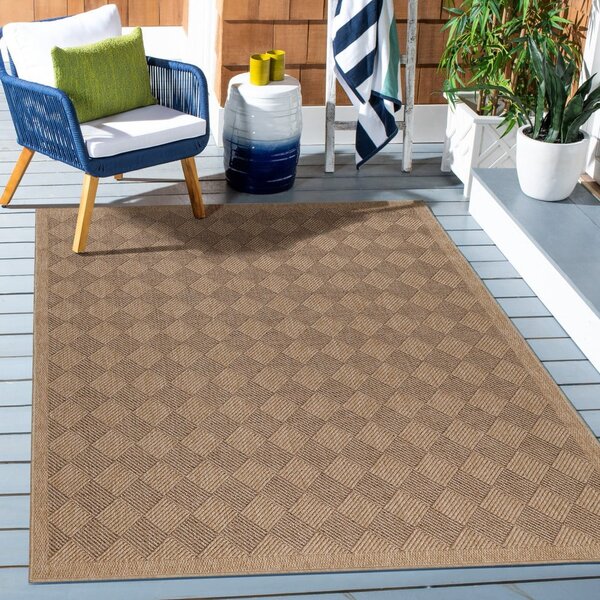 Dywan odpowiedni na zewnątrz w ciemnym naturalnym kolorze 120x170 cm Dhaka – Ayyildiz Carpets