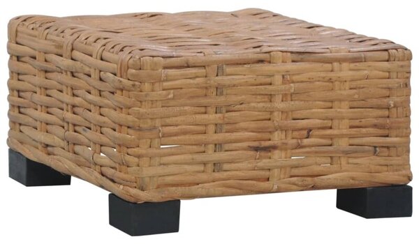 Stolik kawowy, 47 x 47 x 28 cm, naturalny rattan