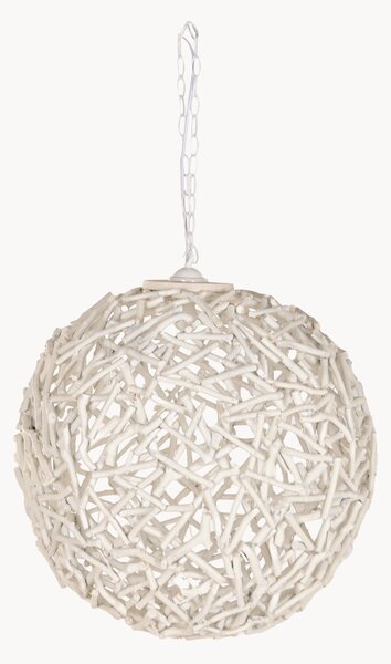 Duża lampa sufitowa z drewna paulowni Raia