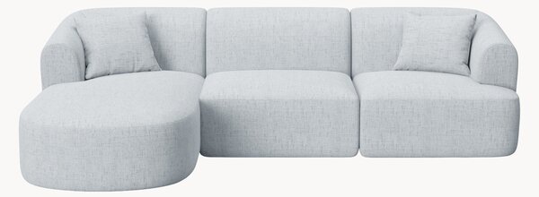 Narożna sofa modułowa z szenilu Campi (4-osobowa)