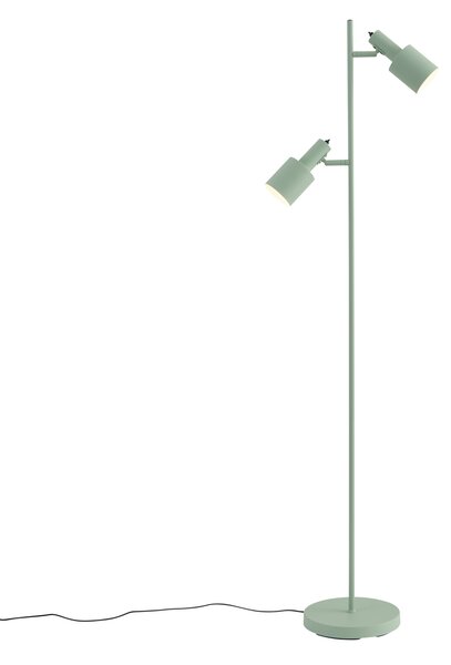 Nowoczesna lampa podłogowa zielona 2-źródła światła - Stijn