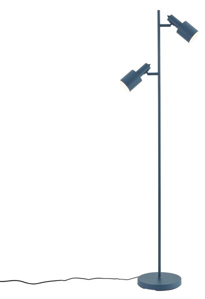 Nowoczesna lampa podłogowa niebieska 2-źródła światła - Stijn