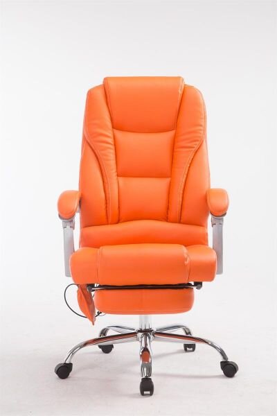 Pomarańczowe krzesło biurowe Bonnie
