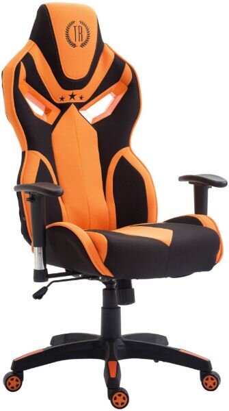 Krzesło biurowe Dayana czarny/pomarańczowy