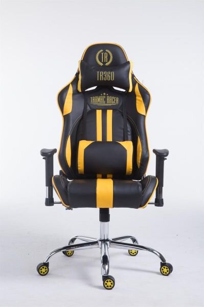 Krzesło biurowe Estrella czarny/żółty