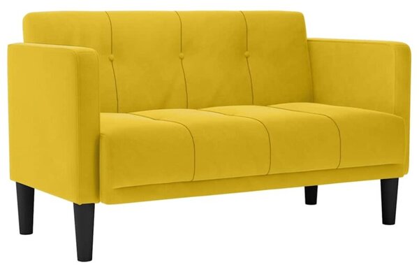 Sofa dwuosobowa Å¼Ã³Åta 111 cm aksamitna
