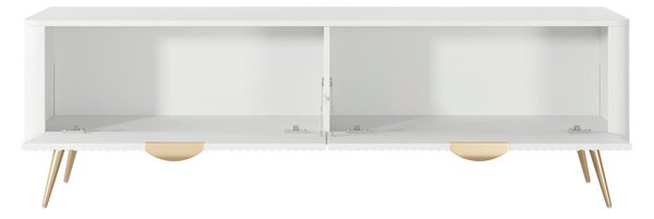 Szafka pod telewizor z drzwiczkami 163 cm Latina Biała