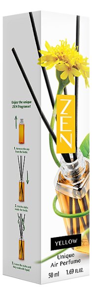 Pałeczkowy dyfuzor zapachowy ZEN YELLOW 50 ml