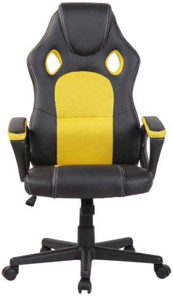Krzesło biurowe Leyla żółte