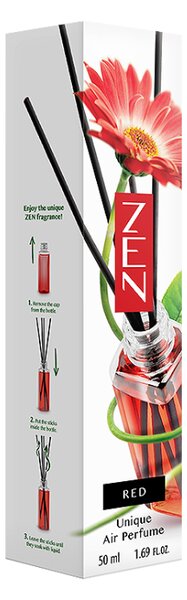 Aromatyczny dyfuzor patyczkowy ZEN RED 50 ml
