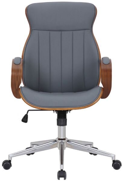 Krzesło biurowe Lilian orzech/szary