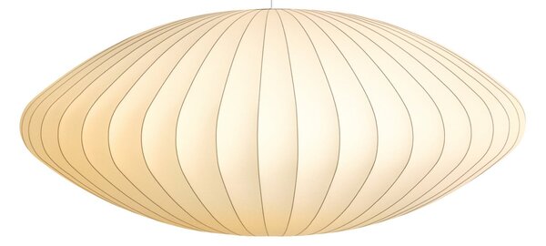Lampa Wisząca HAY, Nelson Saucer Bubble, ściemnialny, biały, salon, tworzywo sztuczne, design