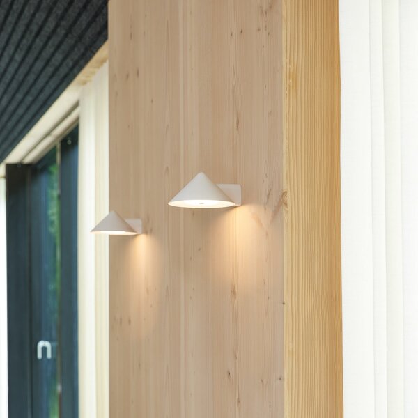 Lampa Ścienna FRANDSEN, Grasp, ściemnialny, biały, salon, stal szlachetna, design