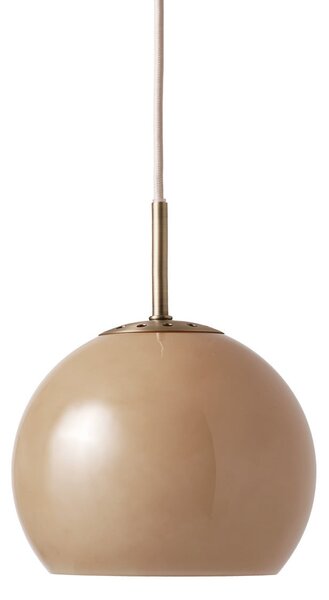 Lampa Wisząca FRANDSEN, Ball, ściemnialny, brąz rdzawy, jadalnia, szkło