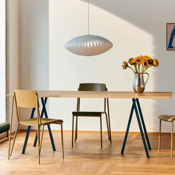 Lampa Wisząca HAY, Nelson Saucer Bubble, ściemnialny, biały, salon, tworzywo sztuczne, design