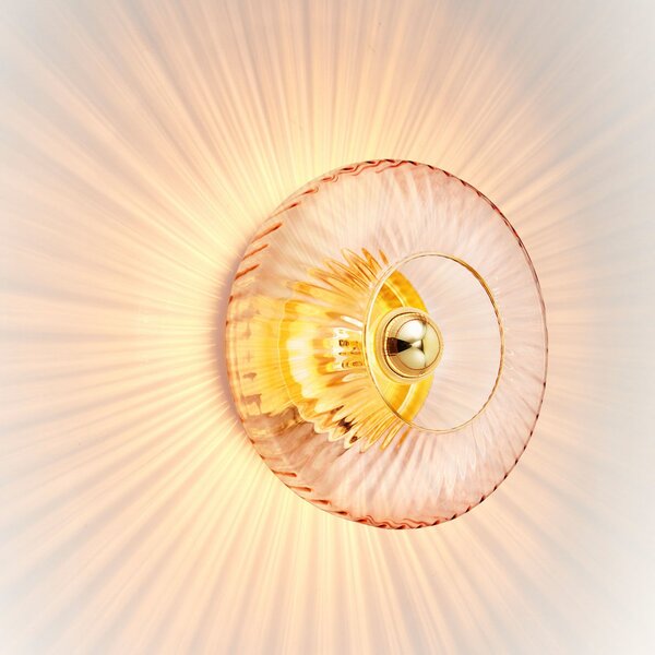 New Wave Optic Lampa Ścienna XL Rose/Gold - Design By Us DESIGN BY US