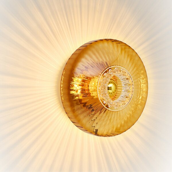 New Wave Optic Lampa Ścienna XL Amber - Design By Us DESIGN BY US