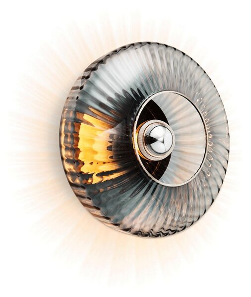 New Wave Optic Lampa Ścienna Smoke - Design By Us DESIGN BY US
