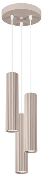 Potrójna lampa wisząca taupe B6-K61