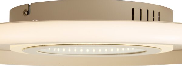 Nowoczesna lampa sufitowa biała z wbudowanym LED i 3-stopniowym przełącznikiem - Frini