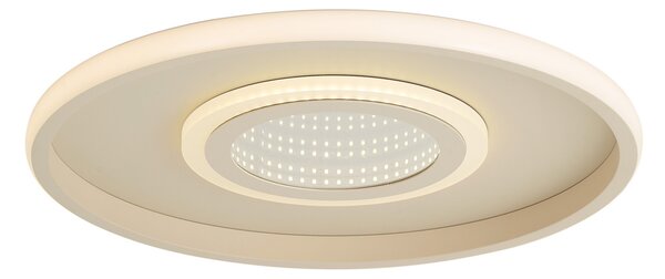 Nowoczesna lampa sufitowa biała z wbudowanym LED i 3-stopniowym przełącznikiem - Frini