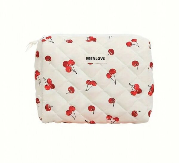 Kosmetyczna torba BEENLOVE 19x24 cm kremowa