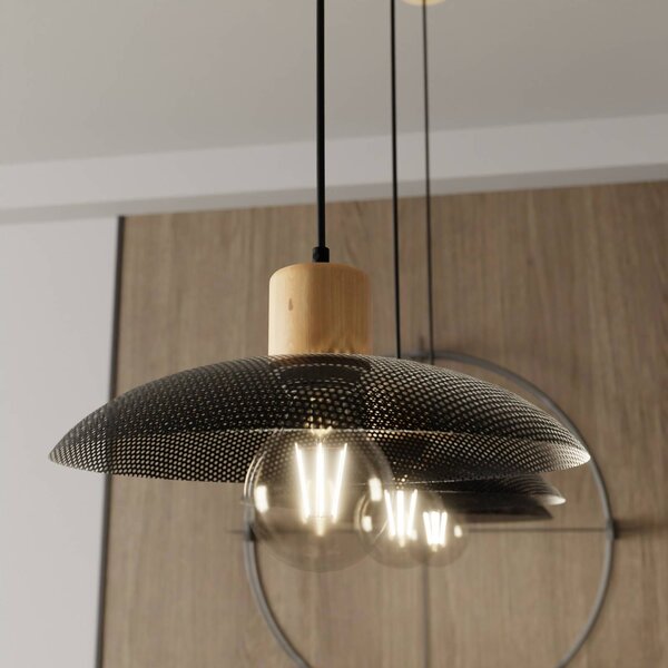 Lampa wisząca Kobe EMIBIG LIGHTING, możliwość ściemniania, czarny, salon / jadalnia, metal