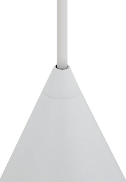 Lampa wisząca ZENITH Nowodvorski Lighting, możliwość ściemniania, biały / opal, salon / jadalnia, metal, nowoczesny