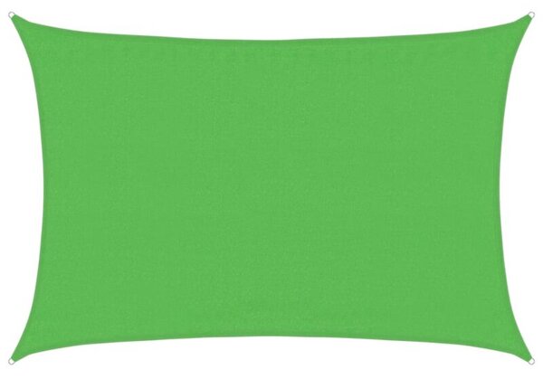 Żagiel przeciwsłoneczny, 160 g/m², jasnozielony, 3,5x4,5m, hdpe