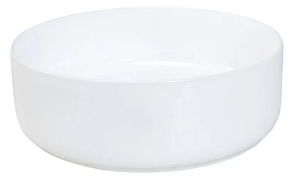 Biała Okrągła Umywalka Ceramiczna Na Blat K6-M41