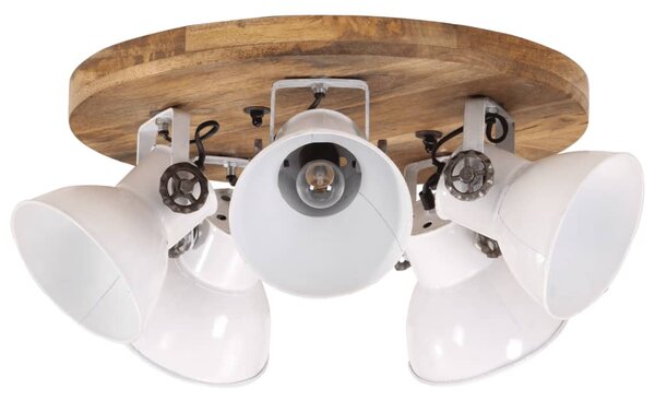 Lampa sufitowa 25 W, biała, 50x50x25 cm, E27