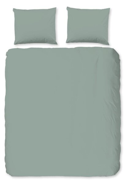 Zielona flanelowa pościel dwuosobowa 240x220 cm – Good Morning