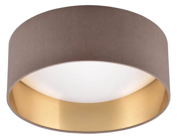 Jasnobrązowa lampa sufitowa LED ø 30 cm Locarno – Reality
