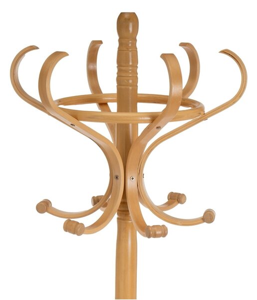 Wieszak z litego drewna topolowego w naturalnym kolorze Thonet – Casa Selección