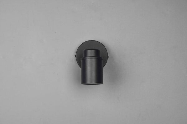Metalowa lampa punktowa w kolorze matowej czerni 10x9 cm Angelo – Trio